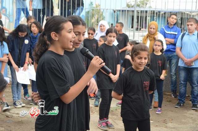  براعم جنة ابن رشد ضيوفاً على المدرسة  الثانوية الشاملة عشية الذكرى ال 59 لمجزرة كفرقاسم 